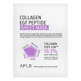 APLB Collageen EGF Peptide Sheet Mask, gezichtsvelmasker met collageen en EGF peptiden, 25 ml