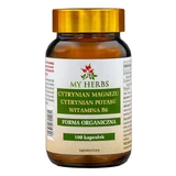 My Herbs Magnesiumcitraat Kaliumcitraat Vitamine B6, capsules, 100 st.