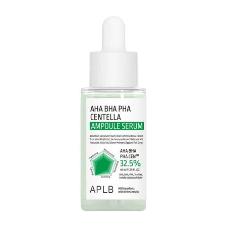 APLB AHA BHA PHA Centella Ampul, gezichtsserum, 40 ml.