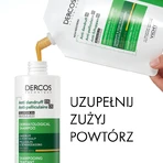 Set Dercos DS, shampoo antiforfora, capelli secchi, 390 ml + confezione di ricarica, 390 ml