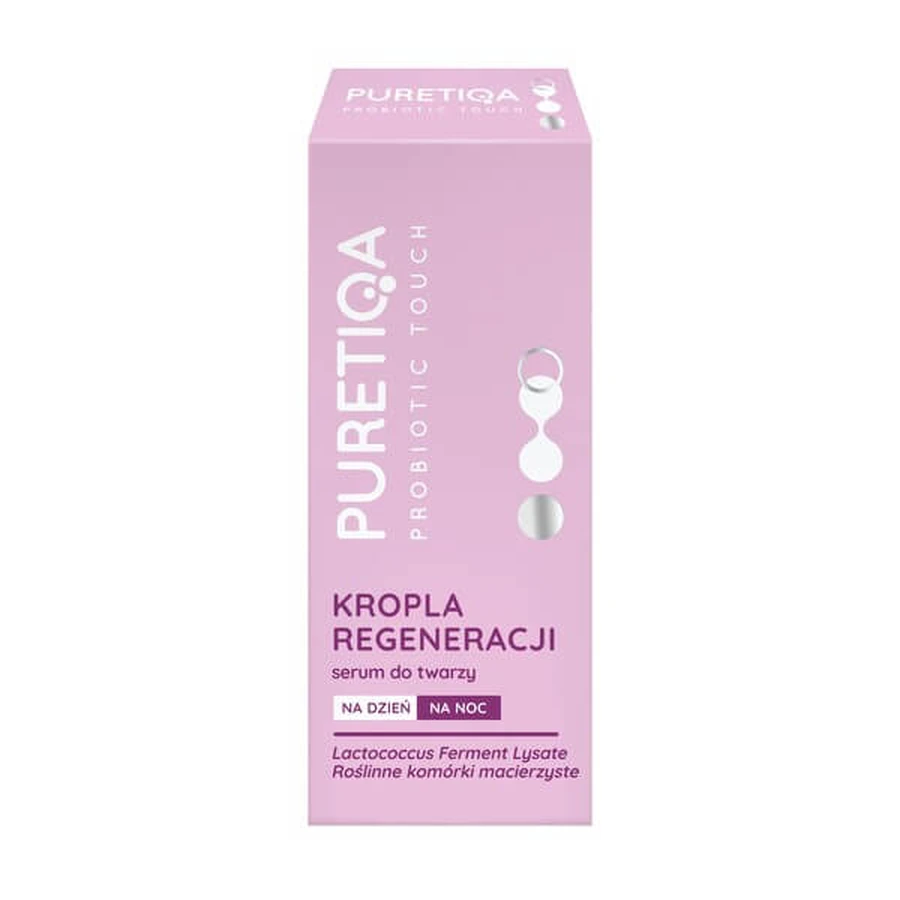 Puretiqa Probiotic Touch Regeneration Drop, probiotisch gezichtsserum, 15 ml.