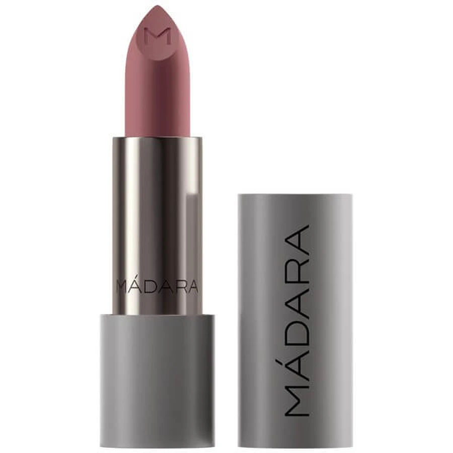 Madara Velvet Matte Cream Lipstick, matte lipstick met een satijnen finish, Cool Nude, 3.8 g