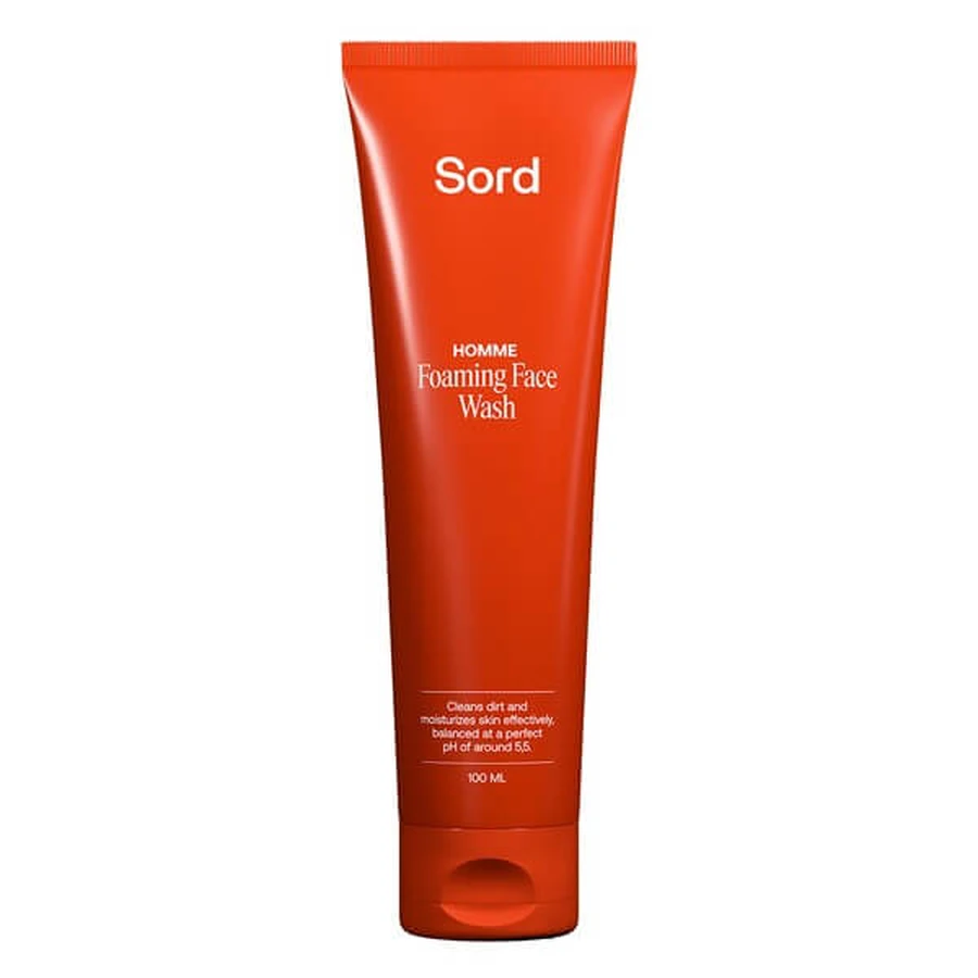 Sord Foaming Face Wash, zacht reinigend schuim voor mannen, 100 ml