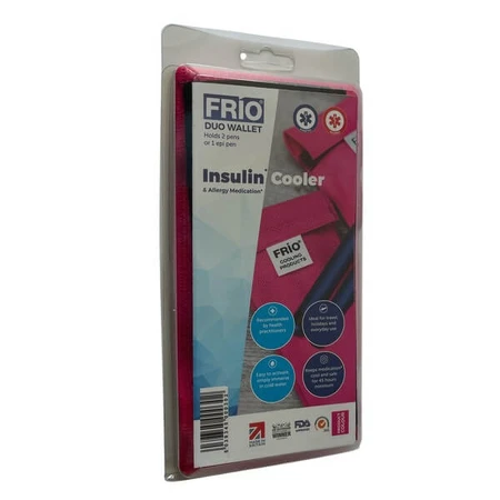 Frio, estuche doble para 2 bolígrafos o 1 EpiPEN, rosa, 1 ud.