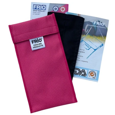Frio, estuche doble para 2 bolígrafos o 1 EpiPEN, rosa, 1 ud.
