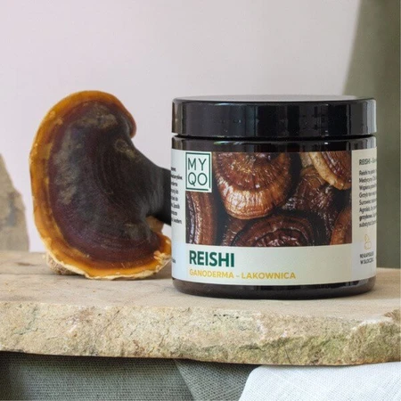 MYQO Reishi - Ganoderma lucidum - Glowworm, capsules, 90 pcs.