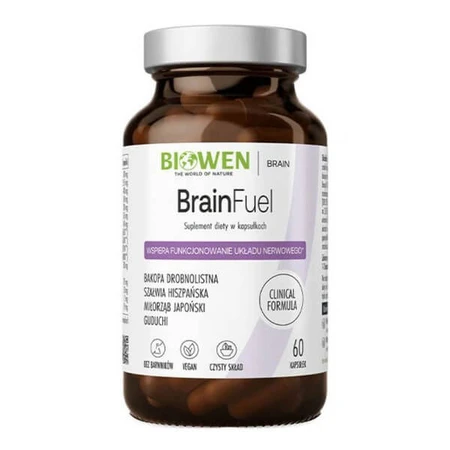 Biowen BrainFuel, Hartkapseln, 60 Stück.