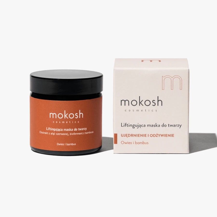 Mokosh, straffende Gesichtsmaske Hafer und Bambus, 60 ml