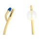 Umriss, urologischer Foley'a-Katheter, Zwei-Wege mit Kunststoffventil, CH 24/30-50 ml, 1 St.