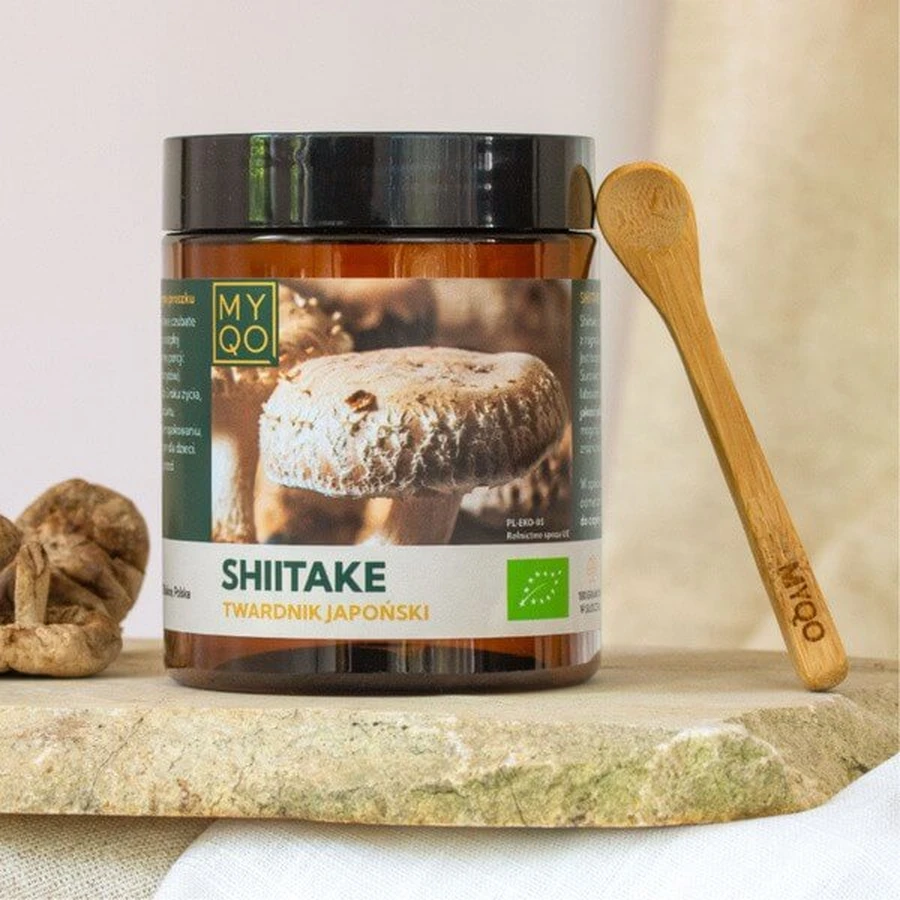 MYQO BIO Shiitake Japanese Heartwood, powder, 100 g