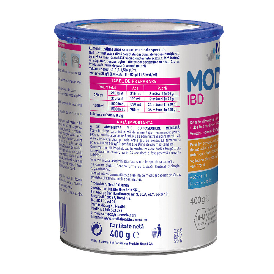 Modulen IBD dieetvoeding, 400 g, Nestle