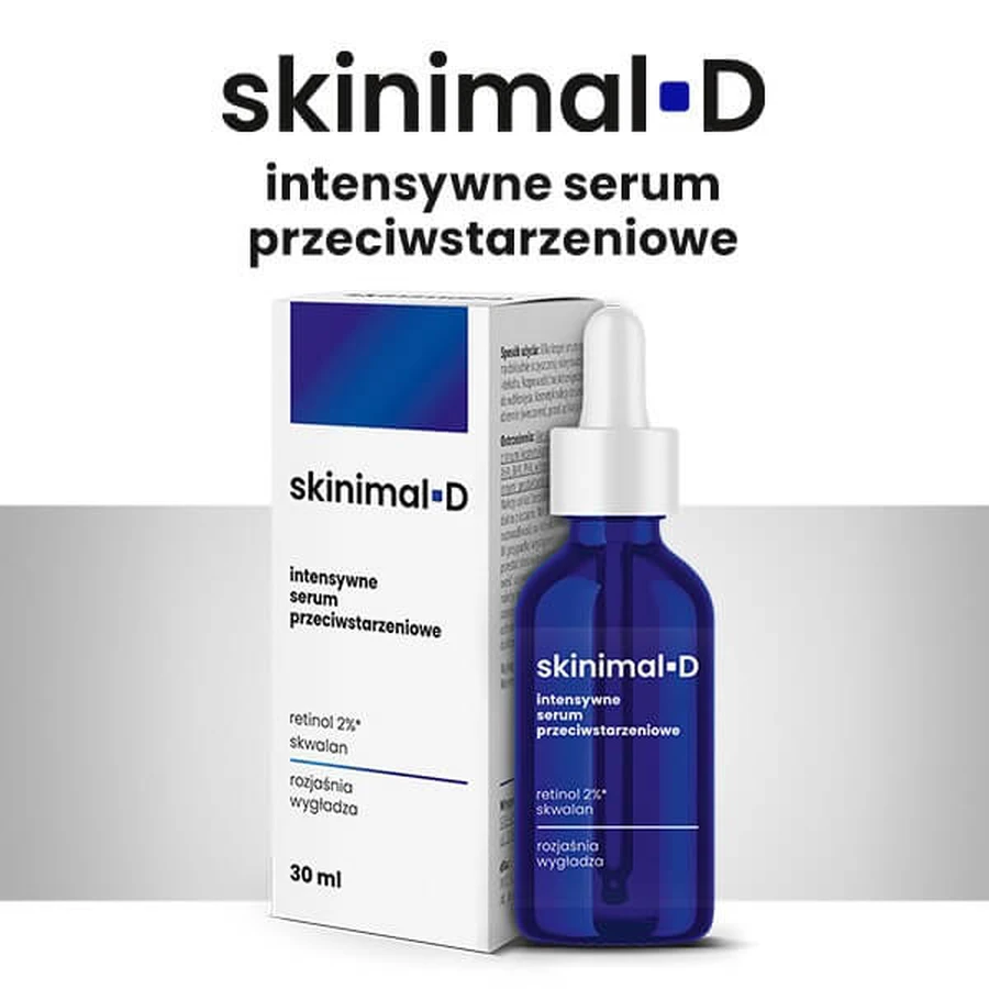 Skinimal D, ser intensiv anti-îmbătrânire, 30 ml