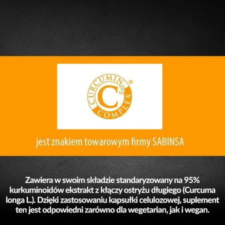 Salvitis Curcumin C3 Complex, gélules, 60 pcs.