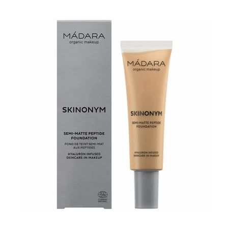 Madara, Skinonym, Semi-Matte Peptide Primer, #50 Golden Sand, 30 ml