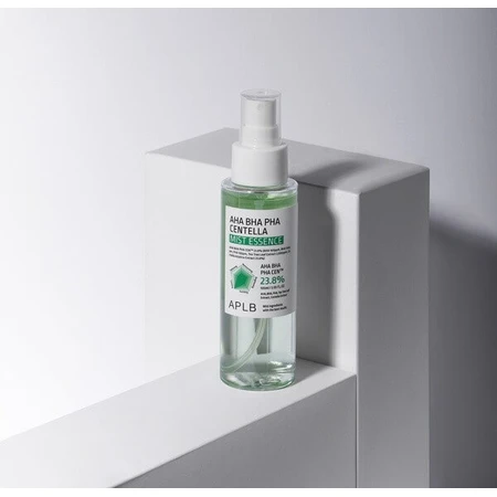APLB AHA BHA PHA Centella Mist Essence, gezichtsnevel-essence met zuren en Centella Asiatica, 105 ml.