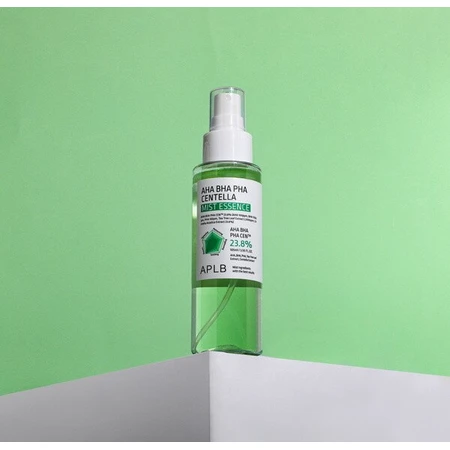 APLB AHA BHA PHA Centella Mist Essence, gezichtsnevel-essence met zuren en Centella Asiatica, 105 ml.