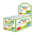 Piruleta saludable Student Calm, sin azúcar, sabor manzana-menta, expositor, 40 uds.