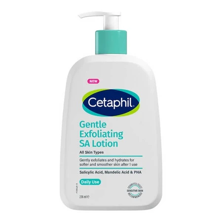 Cetaphil Gentle Exfoliating SA, milde scrublotion voor gezicht en lichaam, 236 ml