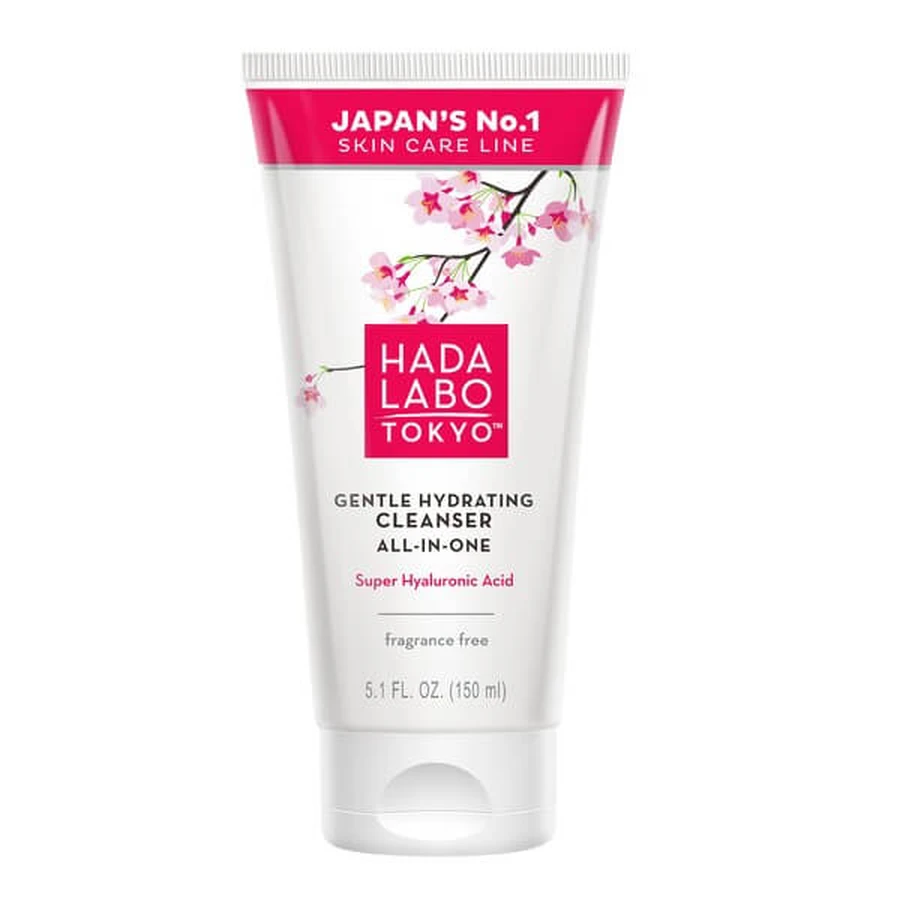 Hada Labo Tokyo White, cream cleansing gel face wash, 150 ml