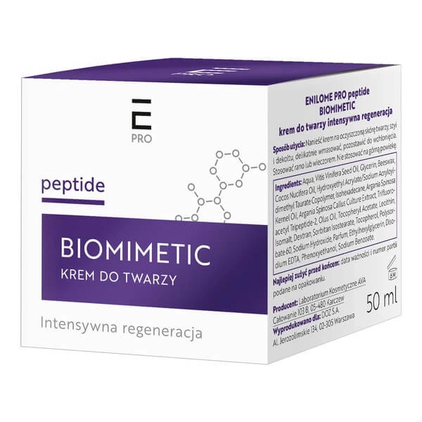 Enilome Pro Peptide Biomimetic, intensief regenererende gezichtscrème, 50 ml