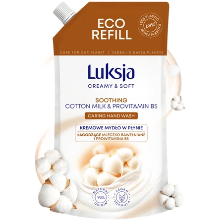 Luxja, jabón líquido, Algodón, 900 ml