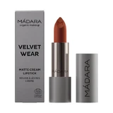 Madara Velvet Matte Cream Lipstick, matte lipstick met satijnen finish, Magma, 3.8 g
