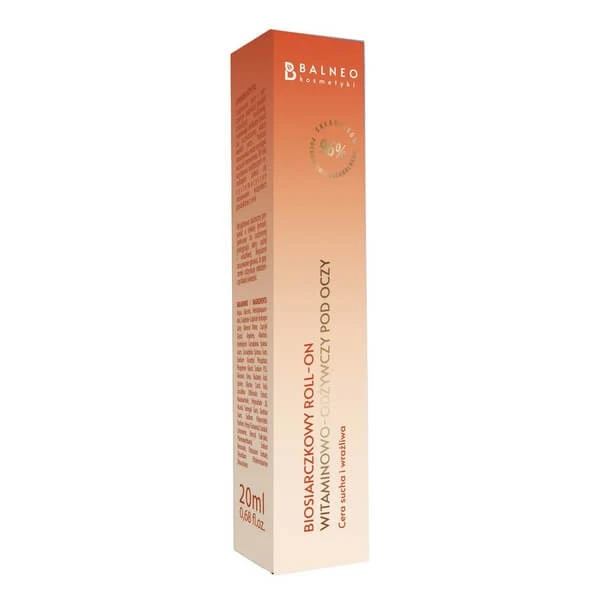 Balneocosmetics, biosulfide vitamine voedende oog roll-on, 20 ml