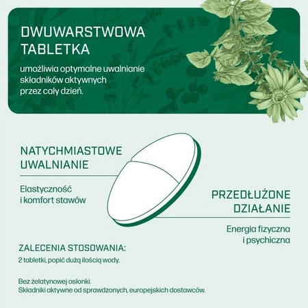 Iana Joint Flexibility + Energy, Tabletten, 60 Stück.