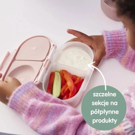 B.box, snackbox, snackcontainer, Indigo Rose, 1 st.