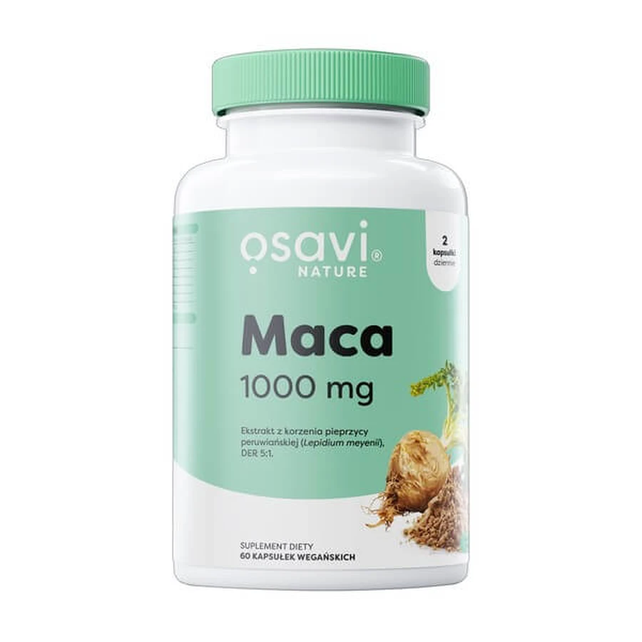 Osavi Maca 1000 mg, Kapseln, 60 Stück.