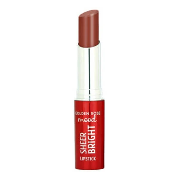 Golden Rose Mood Sheer Bright Lipstick, glanzende lipstick, 105, 3.3 g