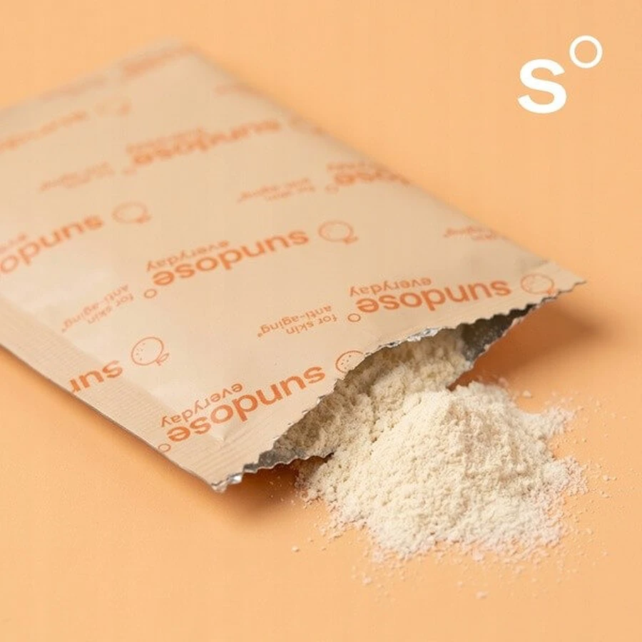 Sundose Everyday For Skin Anti-Aging, sachets poeder, sinaasappelsmaak, 15 st.