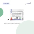 Osavi Collagène Cheveux, Peau et Ongles, poudre, saveur rhubarbe-fraise, 150 g