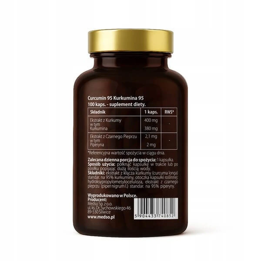Medso Curcumin 95, Hartkapseln, 100 Stück.