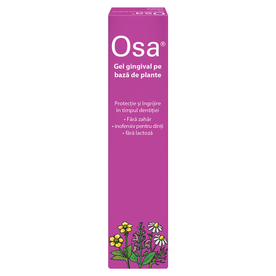 Gel gingival aux plantes Osa, 20 g, Dr. A. & L. Schmidgall 