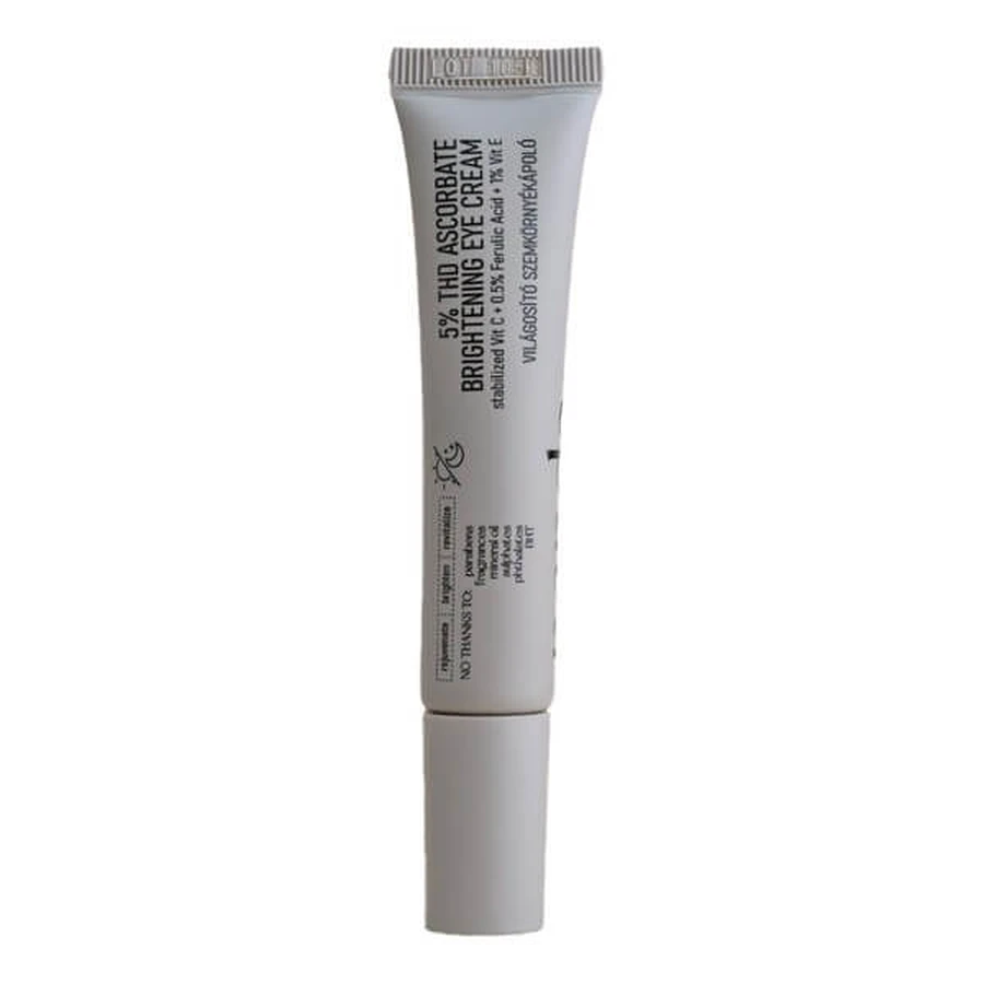 Nerds. 5% THD Ascorbate Brightening, verhelderende oogcrème met vitamine C, 15 ml.