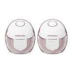Momcozy M6, extractor de leche doble, color rojo, 1 ud.