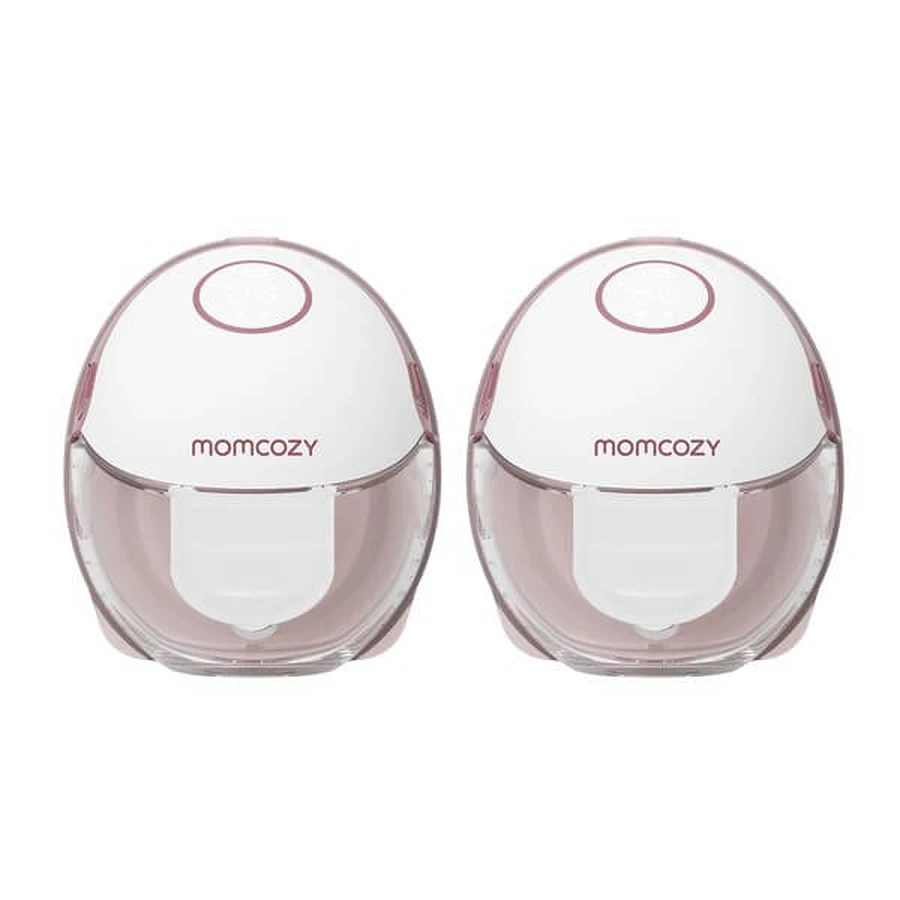 Momcozy M6, extractor de leche doble, color rojo, 1 ud.