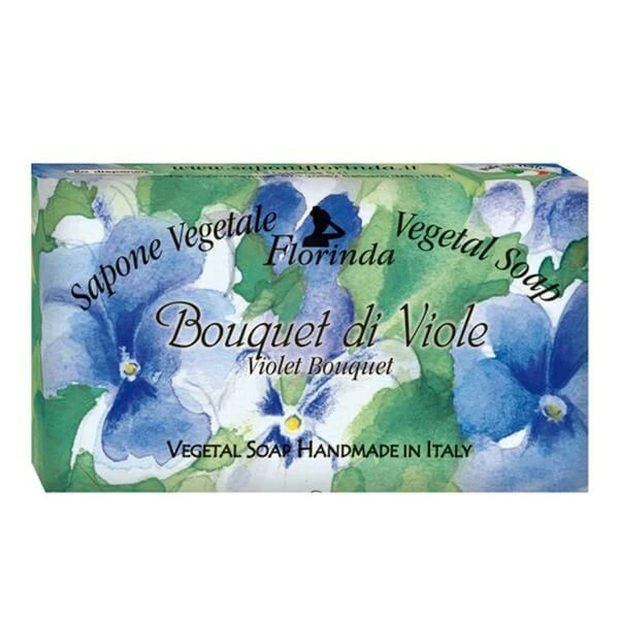 Florinda, natuurlijke plantaardige zeep, boeket van viooltjes, 100 g