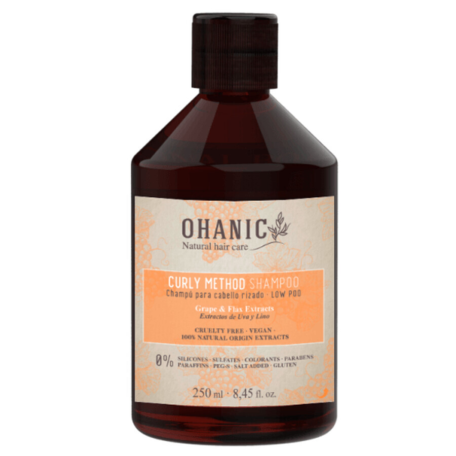 Shampoo for curly or wavy hair, 250 ml, Ohanic