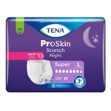 Tena Stretch ProSkin Super Night, nachtluiers, maat L, 30 stuks.
