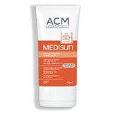 Medisun Getinte Zonnebeschermingscrème met SPF 50+ Lichte Tint, 40 ml, Acm