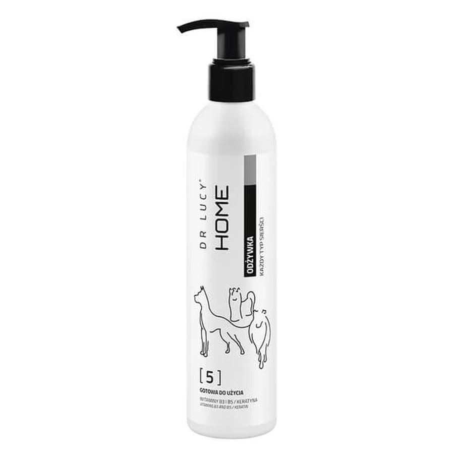 Dr. Lucy Home 5, Conditioner mit Vitaminen für alle Fell-/Haartypen für Hunde, 250 ml