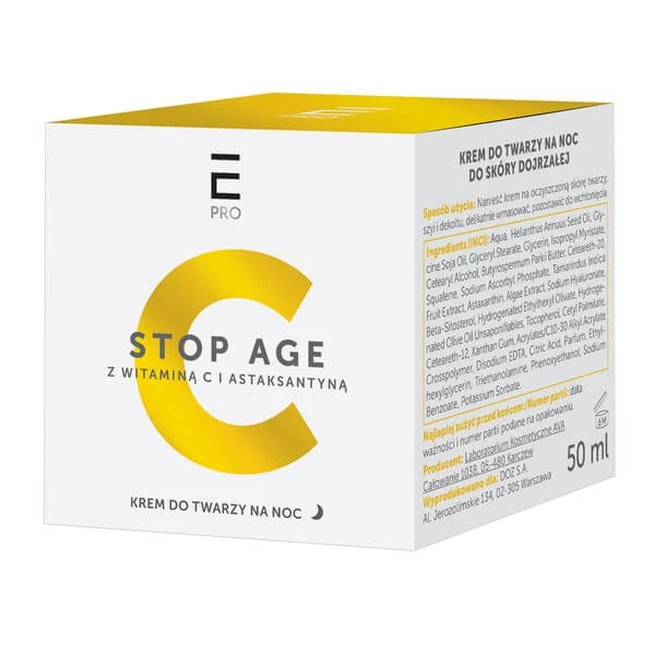 Enilome Pro Stop Age, nacht gezichtscrème, 50 ml