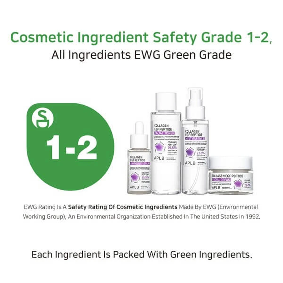 APLB Collagen EGF Peptide Ampoule, serum ujędrniające do twarzy z kolagenem i peptydami EGF, 40 ml: ceny i cechy