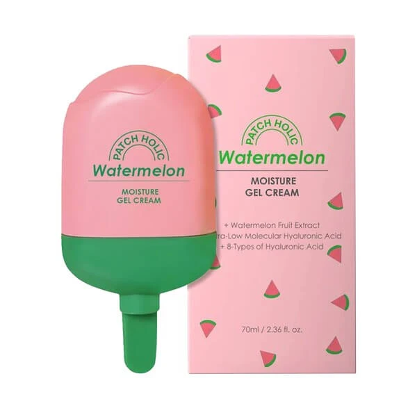 Patch Holic Watermelon, hydraterende gezichtscrème-gel, 70 ml