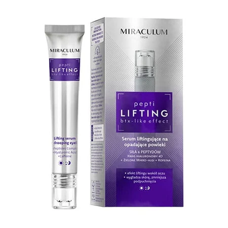 Miraculum Pepti Lifting, serum for drooping eyelids, 20 ml