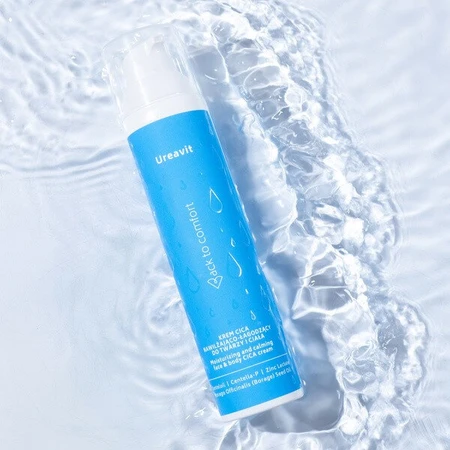 Ureavit, CICA feuchtigkeitsspendende und beruhigende Creme, für Gesicht und Körper, 100 ml
