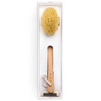 Hhuumm, droge lichaamsmassageborstel, tampico fiber No.2 stick versie, 1 stuk.