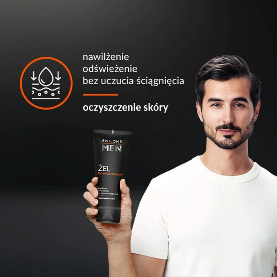 Enilome Men, gezichtsreinigingsgel, 100 ml